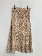 ems excite エムズエキサイト ロングスカート M アイボリー