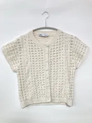 ZARA ザラ カーディガン/ボレロ EUR M ホワイト