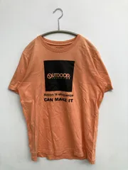 OUTDOOR アウトドア Tシャツ/カットソー M オレンジ