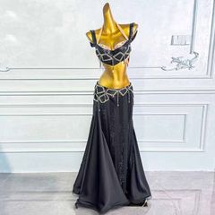 Aida style ベリーダンス衣装　黒　オリエンタル Aida style ベリーダンス衣装 黒 オリエンタル - メルカリ