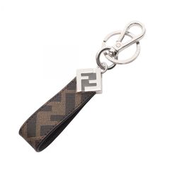 FENDI FF Squared Key Ring ブラウン - メルカリ