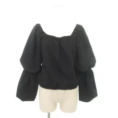 スライ SLY 美品 オフショル パフスリーブ トップス F 黒 ブラック
