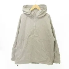 ロデオクラウンズワイドボウル RODEO CROWNS WIDE BOWL RCWB アノラック パーカー 長袖 無地 ハーフジップ 薄手 38 Mサイズ グレー ■GY54