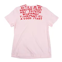 メゾンマルタンマルジェラMaison Martin Margiel ミスディアナ期エイズTシャツ 薄ピンクMのサムネイル