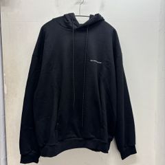 M.P Studios ブラック ロゴ フード付きパーカー - メルカリ