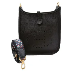 エルメス(HERMES) エブリンTPM(16) サングル ジクザク キャバン トリヨンクレマンス ゴールド金具 B刻印(2023年製造) 中古 レディース ショルダーバッグ