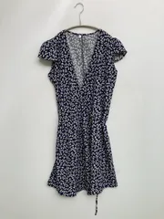 シャツワンピース one ネイビー