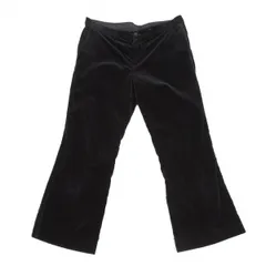 トリココムデギャルソンtricot COMME des GARCONSコットンベロアブーツカットパンツ 黒Mのサムネイル