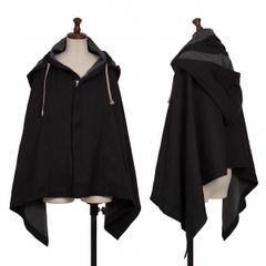 bajra バジュラ ダブルフェイス接結 フーデットブルゾン - メルカリ