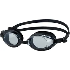swans(スワンズ) スイムグラス 水泳ゴーグル (sw46re-smbk）、SMBK