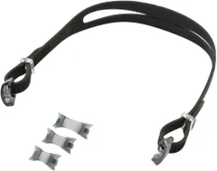 ビュー VIEW スイミング 度付きゴーグルパーツキット シリコーンストラップ メンズ レディース ジュニア くもり防止 プール 水中メガネ 鼻ベルト 小物 スイミング 海水浴 フィットネス  VPS570 BK ブラック