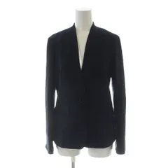 B&Y ユナイテッドアローズ BEAUTY&YOUTH ビューティー&ユース ノーカラージャケット 長袖 総裏地 S 黒 ブラック ■GY60 /MQ