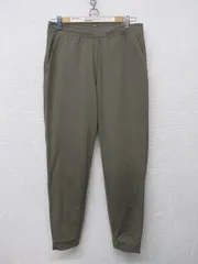 ma0050:UNIQLO(ユニクロ）2022年 ウルトラストレッチアクティブジョガーパンツ/241-455368/茶/WOMEN'S L