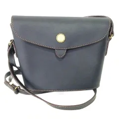 マリクレール MARIE CLAIRE ミニ ショルダーバッグ ポシェット レザー 黒 ブラック ORG A0108