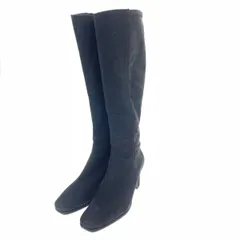 carino カリーノ ロングブーツ 表記サイズ:22 1/2 サイドジップ/スエード    ブラック レディース / 240001194901のサムネイル