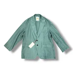 参考上代33,000円 未使用品 MAISON SPECIAL Calendering Triacetate Prime-Over Jacket プライムオーバージャケット テーラードジャケット メゾンスペシャル 11241111208 ブルー 0 578A1のサムネイル
