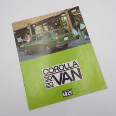 免運費 豐田 卡羅拉 VAN 30 20 型錄 昭和51年 VAN 古董車 小冊子#15614