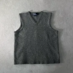 W 95 ポロラルフローレン ラムウール ニットベスト