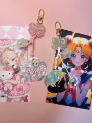 セーラームーン アクリルストラップキーホルダー