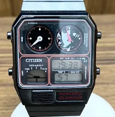 最終値下　CITIZEN アナデジテンプヒステリックグラマーコラボ　腕時計稼働品 メルカリ
