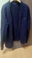 フレッドペリー カーディガン ネイビー 38 L サイズ 出品