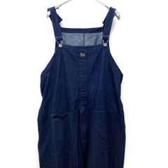 KINASHI CYCLE オーバーオール デニムオーバーオール ネイビー サイズXL