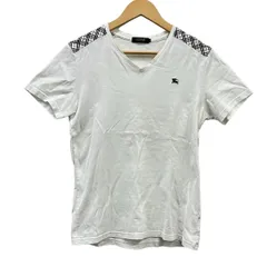 Burberry Black Label(バーバリーブラックレーベル) 半袖Tシャツ サイズ2 M メンズ - 白 チェック柄