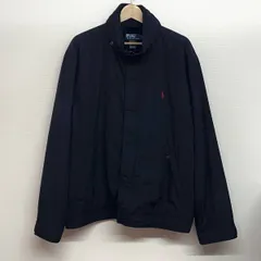 POLO LALPH LAULEN ポロラルフローレン ブルゾンジャケット フリース ポリエステル ブラック 90年代 サイズXL　