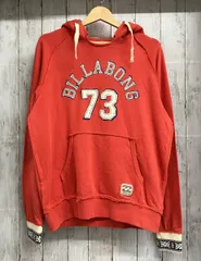 BILLABONG ビラボン メンズ パーカー レッド Lサイズ 綿100％ AB012-Z08