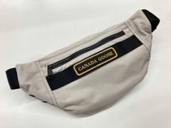 美品】カナダグース Canada Goose 刺繍ロゴ ボディバッグ ウエスト