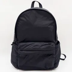 無印良品 肩の負担を軽くする撥水リュックサック ブラック EFE01A5A MUJI