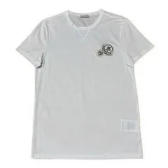 モンクレール　ダブルロゴ　ワッペン　ホワイト　S Tシャツ　5S275
