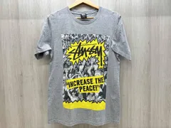 夏 STUSSY ステューシー 半袖Tシャツ ロゴ ストリート Sサイズ グレー