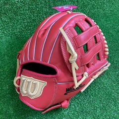 貴重 Wilson 田中賢介オールスターモデル 軟式グラブ ピンク シルバー