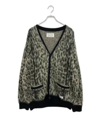 WACKO MARIA レオパード モヘアカーディガン  Lサイズ ワコマリア 