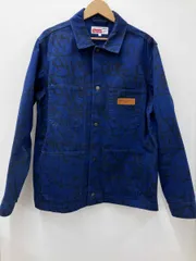 ジャケット ネイビー Supreme×COMME des GARCONS SHIRT/ペインテッドキャンバスチョアコート/Mサイズ/ネイビー