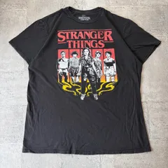 O-875 ムービー Stranger Things ストレンジャーシングス グラフィックプリントTシャツ サイズL