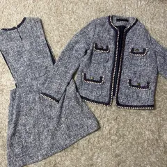 ツイード セットアップ ジャケット スカート スーツ