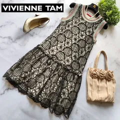 2026年最新】Vivienne Tam 柄：花柄 レディース ノースリーブひざ丈