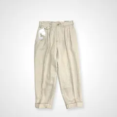BEAMS PLUS ビームスプラス / 2プリーツリネンパンツ 未使用品 参考定価：16,000+tax SIZE:XS