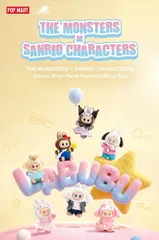 ラブブ Labubu × Sanrio Characters ぬいぐるみ 正規品 本体 POP MART ポップマート クロミ マイメロディ サンリオ マイメロディ ぬいぐるみ キーホルダー フィギュア 限定 人気 プレゼント  ピース(1個)