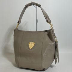 2603-141｜シーバイクロエ ハンドバッグ レザー ブラウン - メルカリ