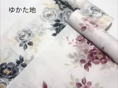 浴衣地 ゆかた地 レディース 未仕立て ゆかた反物 綿地 ぼかしのバラ
