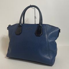 2508-152｜ハンティングワールド ハンドバッグ ネイビー 総柄 - メルカリ