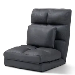 特価 フロアチェア ソファベッド 座椅子ソファー 寝れる椅子 ハイバック 腰が痛くならない 折りたたみ 1人掛け コンパクト 寝れる リクライニン クッション付き 座椅子