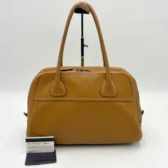 PRADA 2000SS プラダボーリングバッグミニボストンレザー 茶色 プラダ PRADA ミニボストンバッグ ボストンバッグ レザー ブラウン