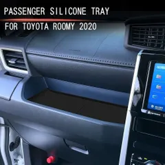 【送料無料】 トヨタ ル 22年式専用 ( ROOMY 2022年モデル) 助手席用 シリコンマット 1点セット 防衝撃 防音 防水 防塵 インテリア保護 シリコン製 滑り止め 汚れ防止 簡単装着 おしゃれ  便利アイテム 車内アクセサリー 収納ボックスにも