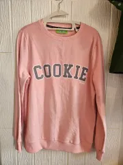 レディース95セサミストリート クッキモンスター ピンク スウェット