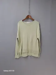 CIEMA Vネック ルーズフィット ライトグリーン