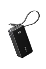Anker Power Bank (10000mAh, Fusion, Built-In USB-C ケーブル) (10000mAh 30W出力搭載 30W出力USB充電器) / LEDディスプレイ搭載/ケーブル一体型/コン【送料無料】【☆Y 51983d8e